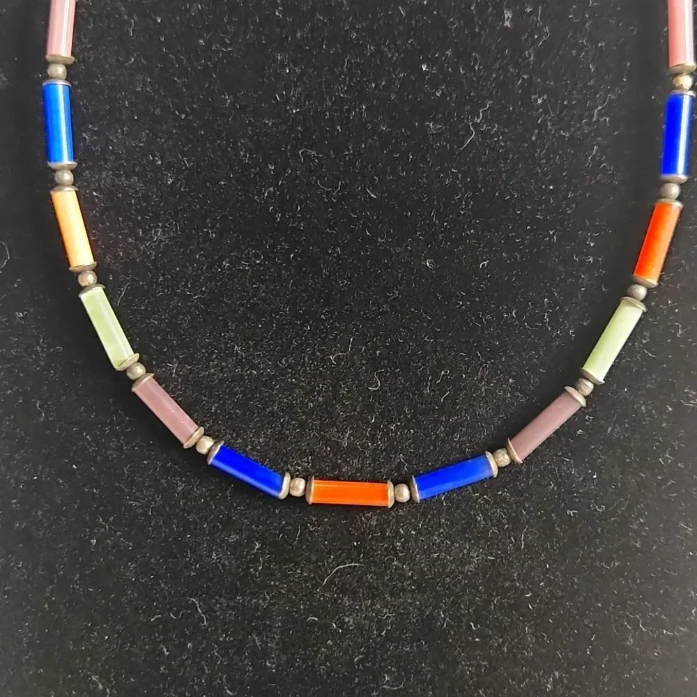 Tube Beaded Necklace